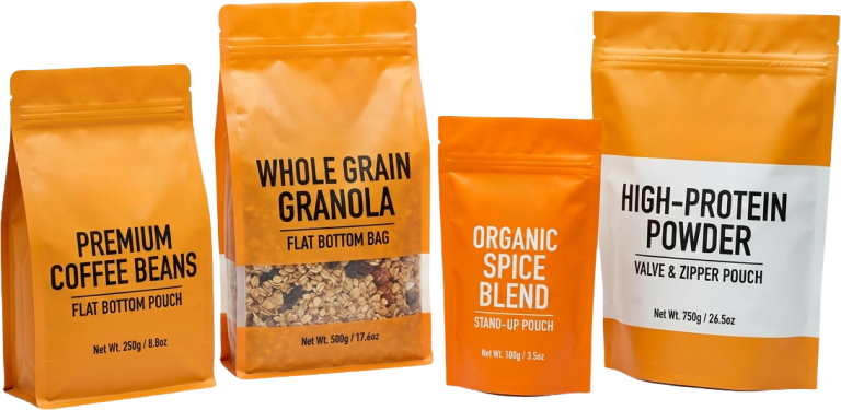 Flat Bottom Pouches