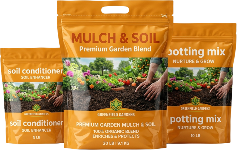 Mulch and Soil