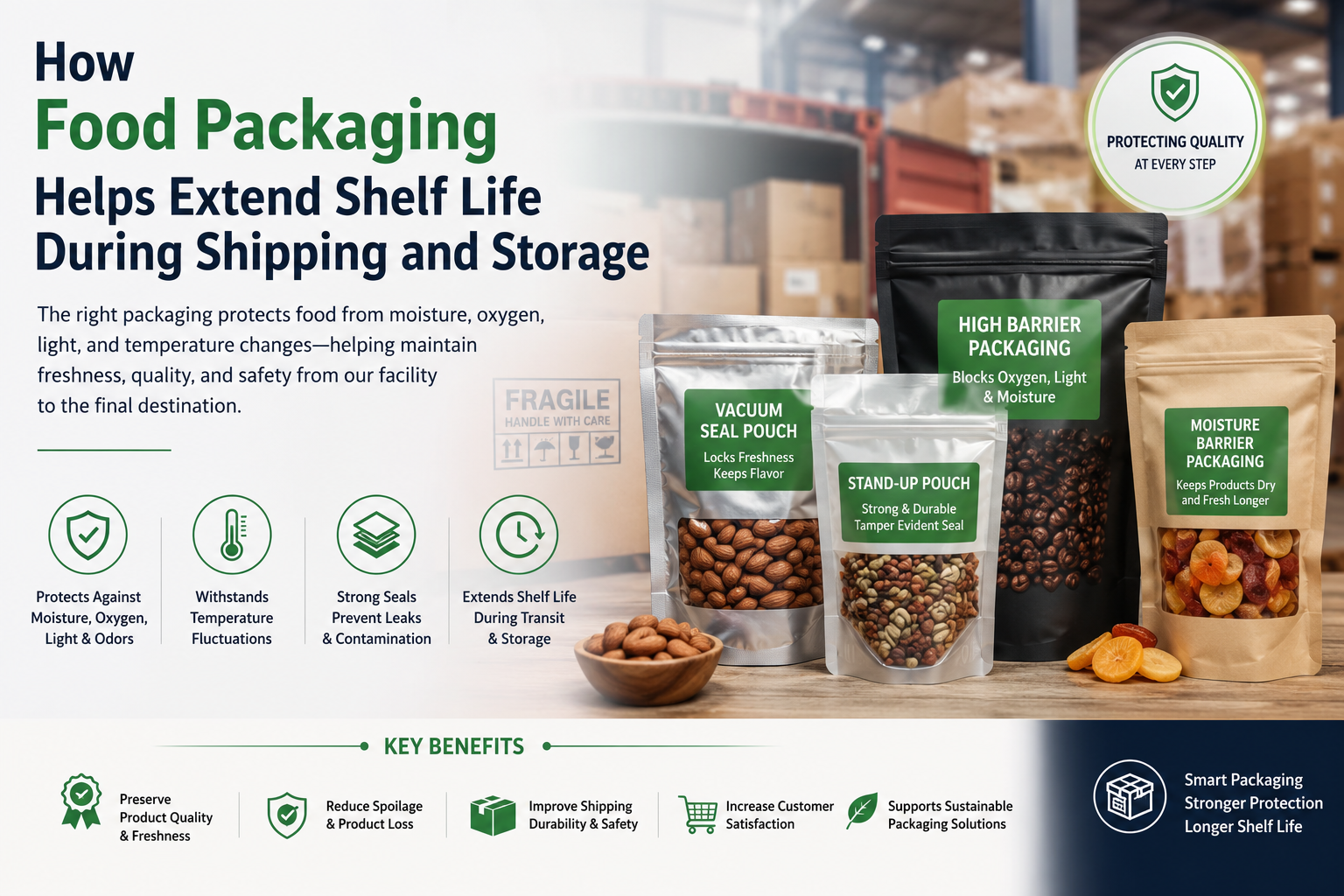 packaging for shelf life extension