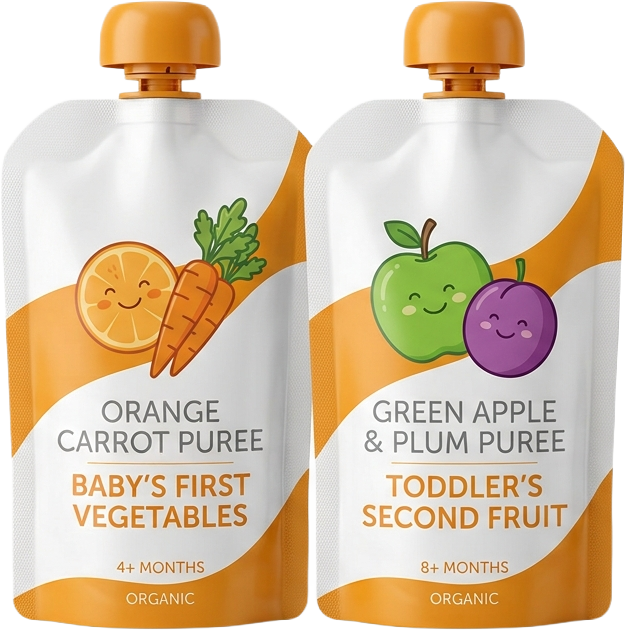Custom Baby Food Packaging