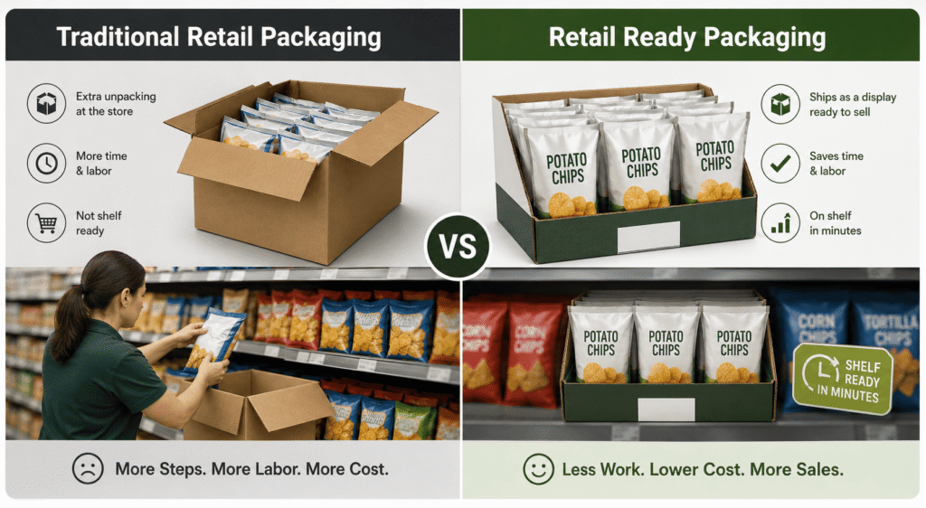 Retail Ready Packaging Vs Traditional Retail Packaging